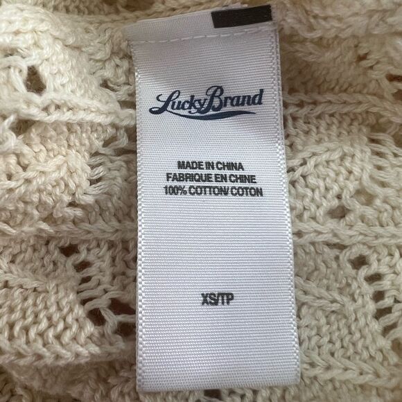 Lucky Brand Cream Knit Top - Picture 4 of 4